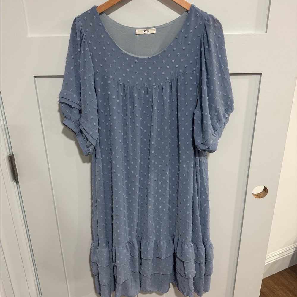 Maternity Baby Doll Midi Dress